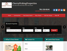 Tablet Screenshot of cherrypickingproperties.com